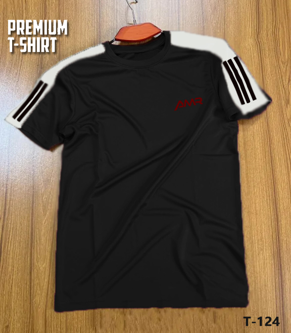 Premium Quality AMR Brand Mesh fabric Contest Color T-Shirt T-125