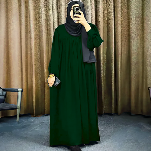 Regular Outerwear Borkha 3pcs Combo For Women Kuchi Body Design Outfit Abaya_B-635