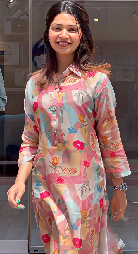 Floral Breeze Co-Ords Set Style comfort 1836